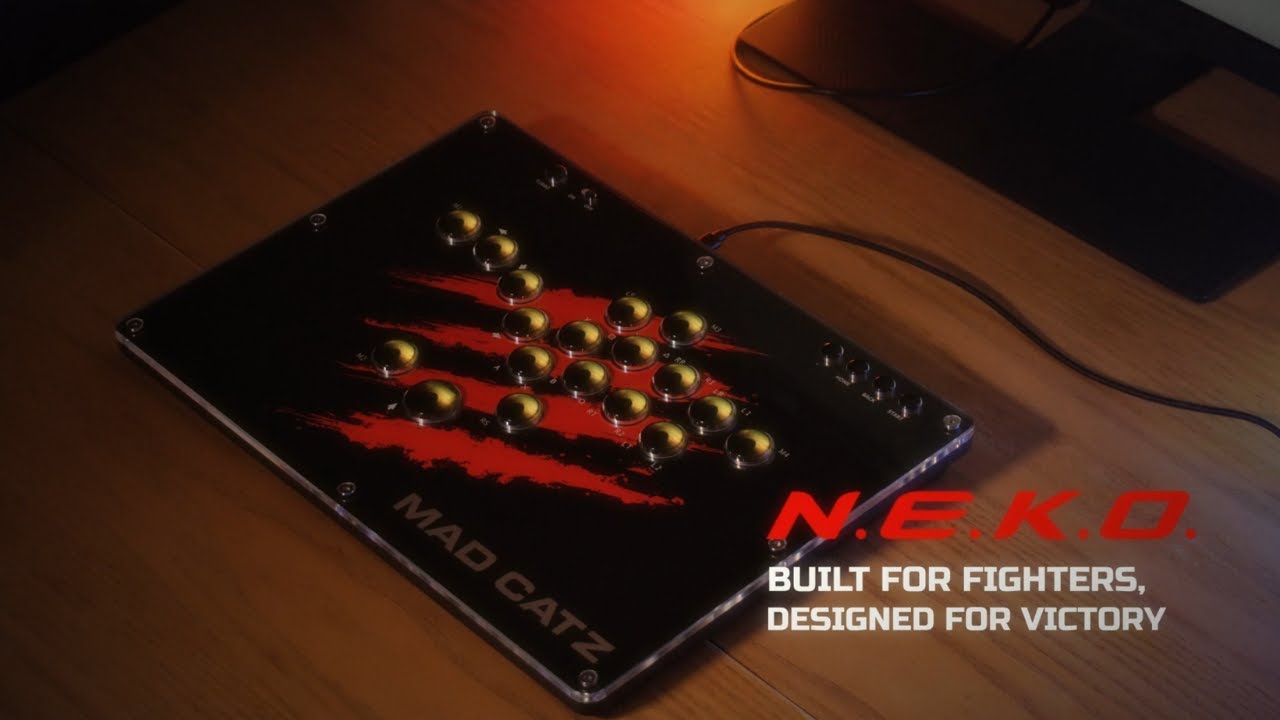 N.E.K.O. All-Button Arcade Controller-MAD CATZ