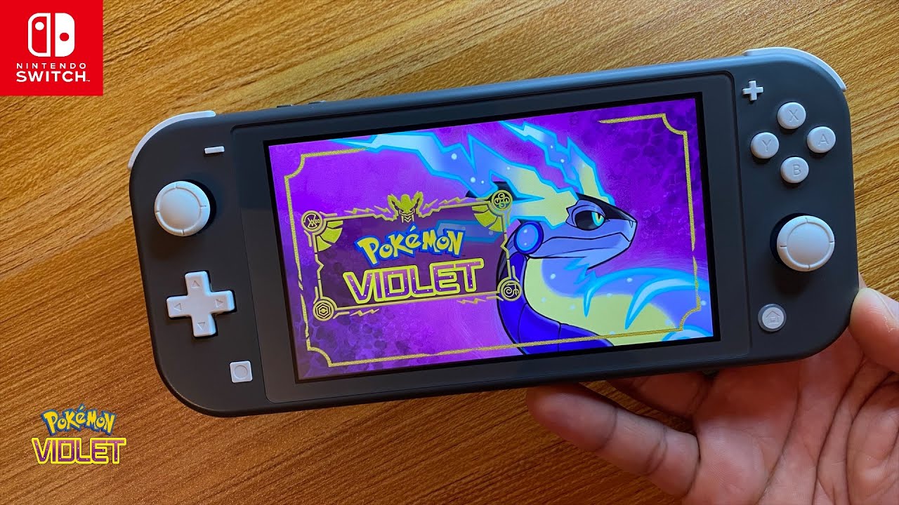 Pokémon Violet Nintendo Switch Lite Gameplay - YouTube