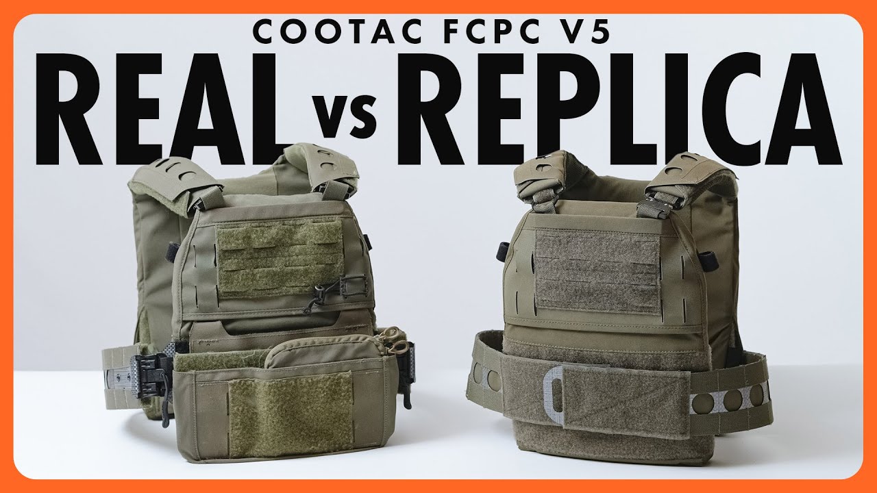 REAL vs REPLICA FCPC V5 | Cootac FCPC V5 Plate Carrier Airsoft
