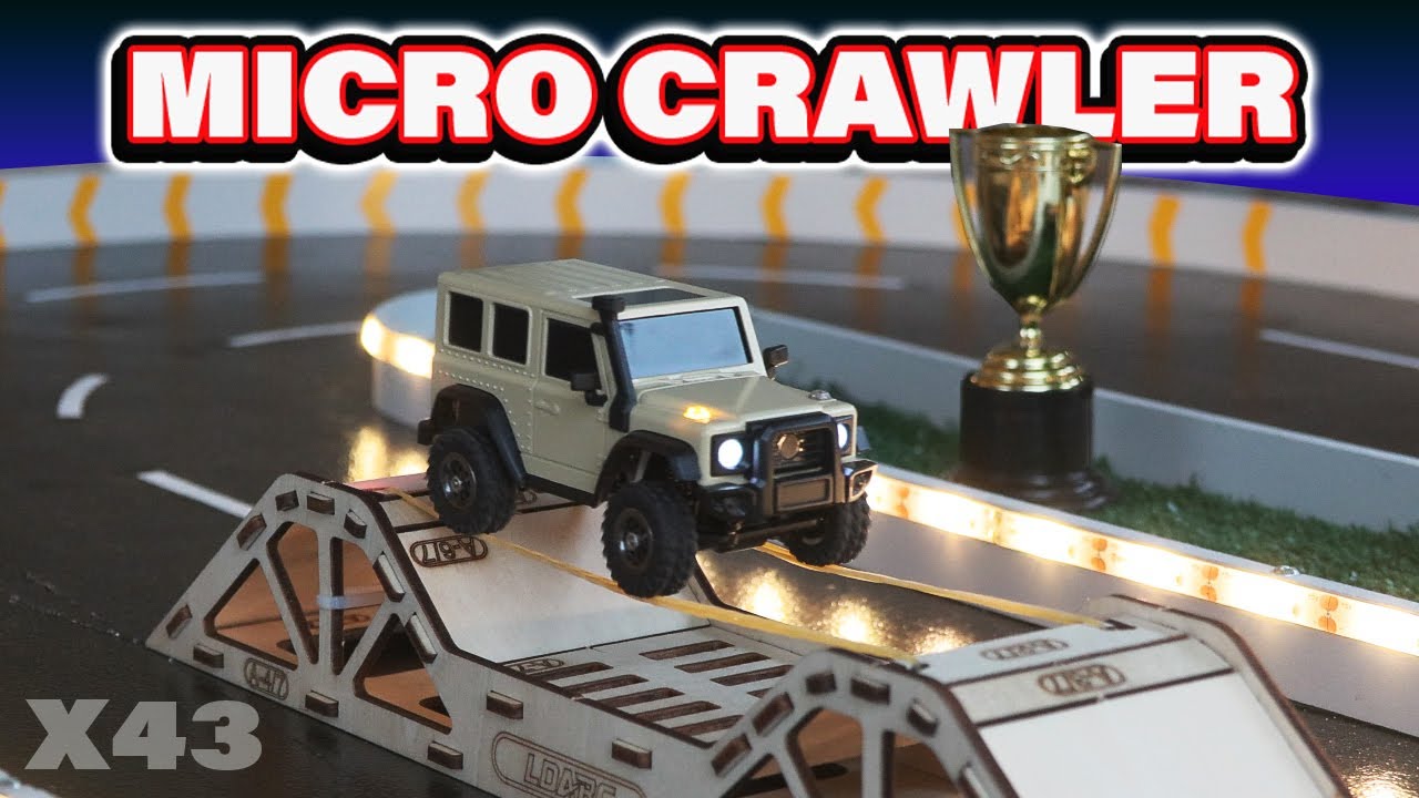 Unboxing the BEST micro RC crawler truck the LDARC 1/43 X43 RTR RC