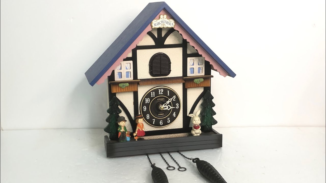 □ CITIZEN シチズン メルヘンハウス 4MJ744-0 鳩時計 POPPO リズム