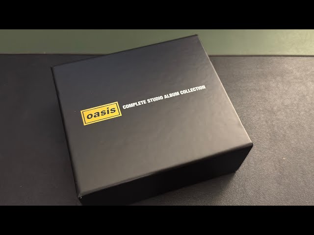 oasis complete studio album collection box set unboxing - YouTube