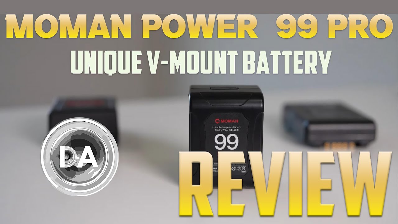 Moman Power 99 Pro Review: Unique V- Mount battery w/OLED and USB