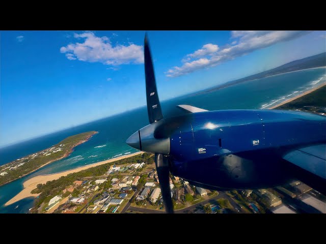 4K] – Full Flight – Regional Express – Saab 340B – MIM-MYA – VH