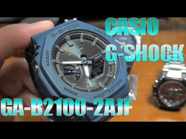 CASIO G-SHOCK GA-B2100-2AJF タフソーラー＋Bluetooth接続 ネイビー