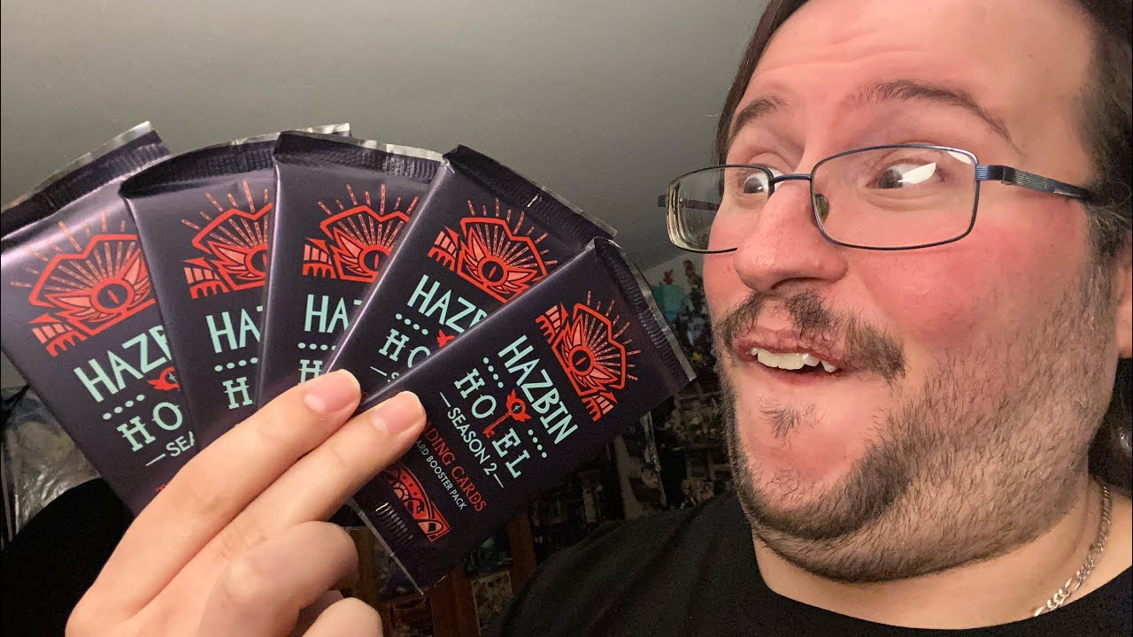 5 Packs of Hazbin Hotel Season 2 Trading Cards UNBOXING - YouTube