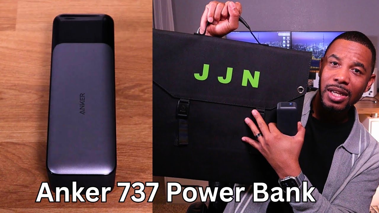Anker 737 Power Bank | With Added Solar Panel How-To ( Still