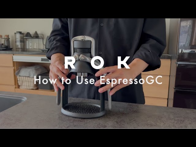 ROK EspressoGC（手動エスプレッソマシン） の使い方 - YouTube