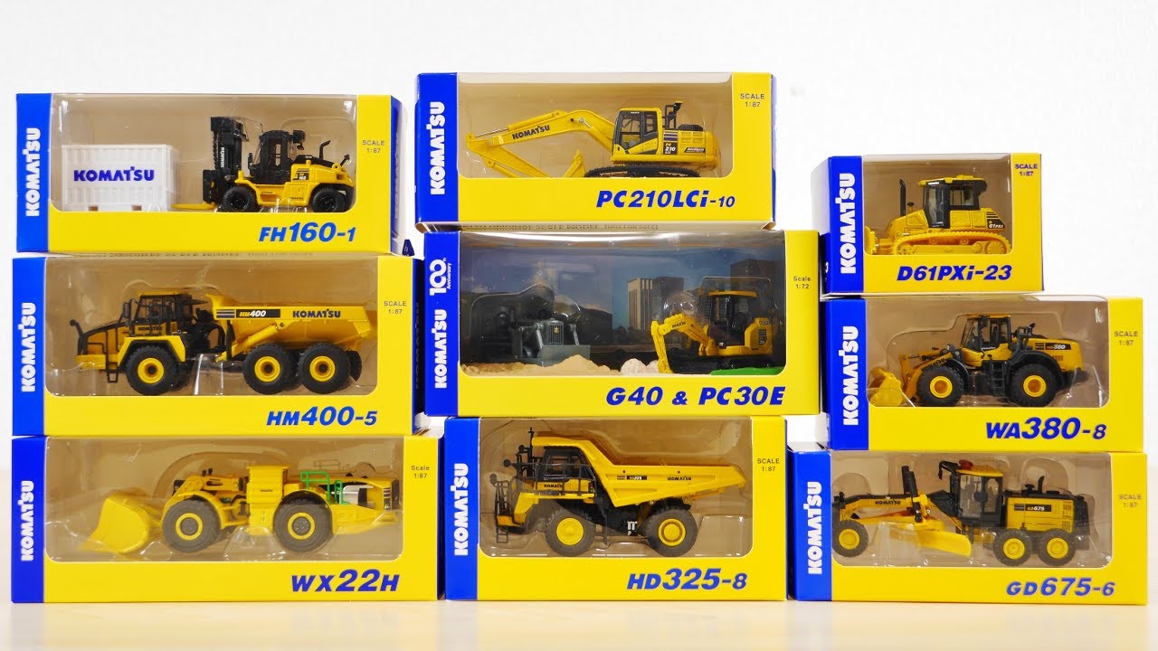 リアルな動きの非売品重機ミニカー コマツ 株主優待 トミカにピッタリ