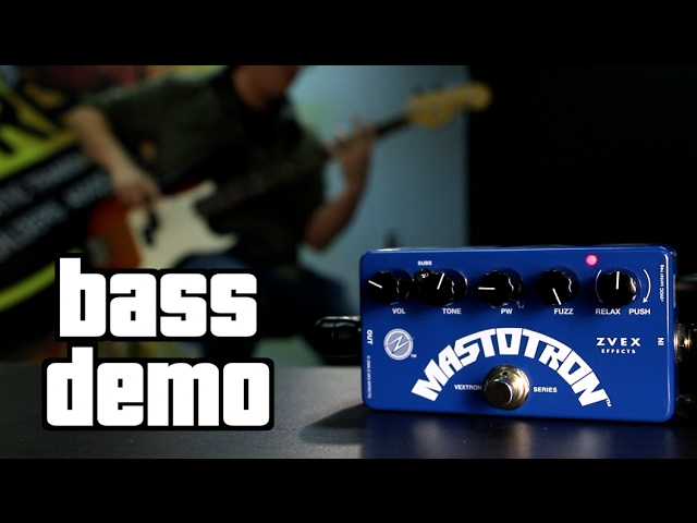 ZVex Mastotron Bass Demo - YouTube