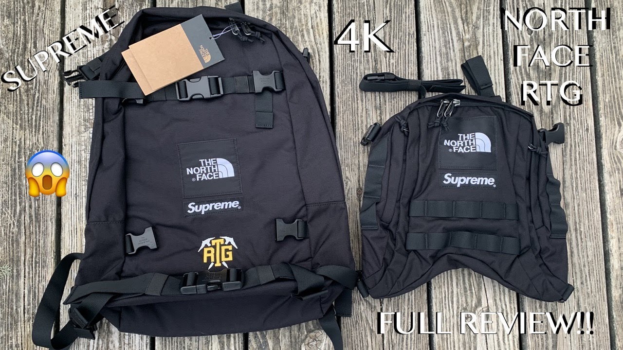 Supreme X North face RTG Backpack Review - YouTube