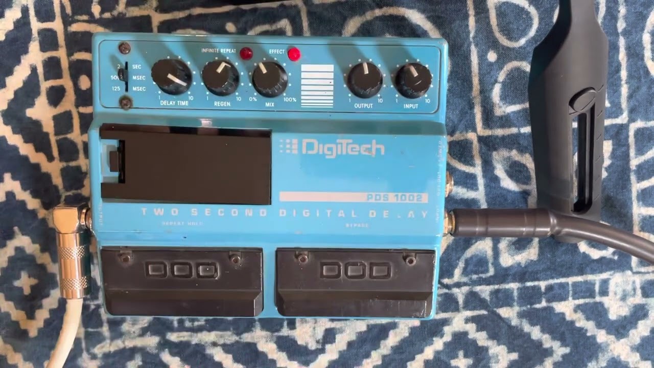 Digitech PDS 1002 Digital Delay - YouTube