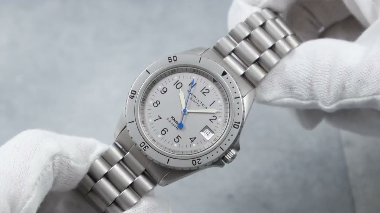 HAMILTON ハミルトン】カーキサブ／Ref.9745B／クォーツ【スイート