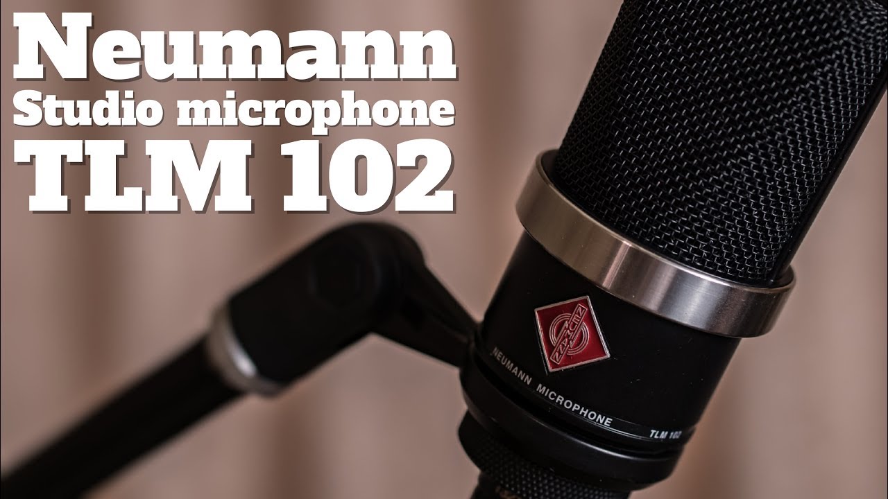 Neumann TLM 102 Black】憧れのノイマンを手に入れた！ - YouTube