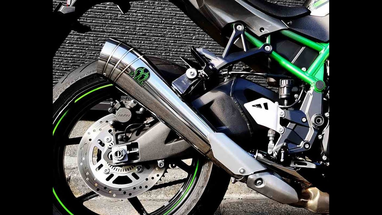 ☆Z H2 PowerBox メガホンスリップオンマフラー(SP忠男xK's-STYLE