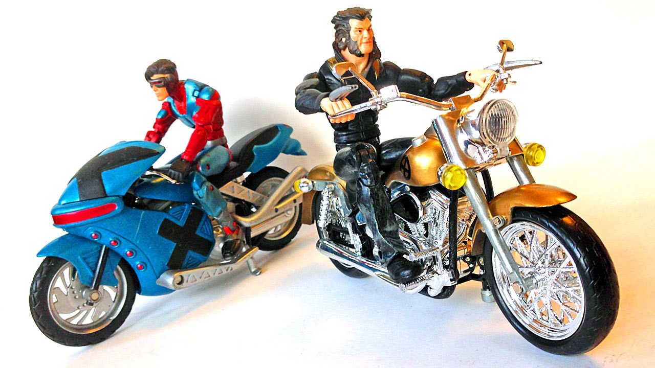 X-treme Mutant Cycles WOLVERINE vs CYCLOPS Action Figure