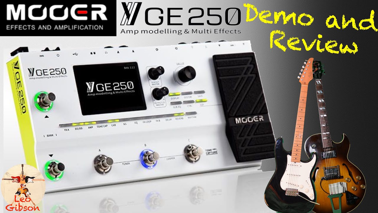 Mooer GE 250: Demo & Review (extensive sound demo: Fender