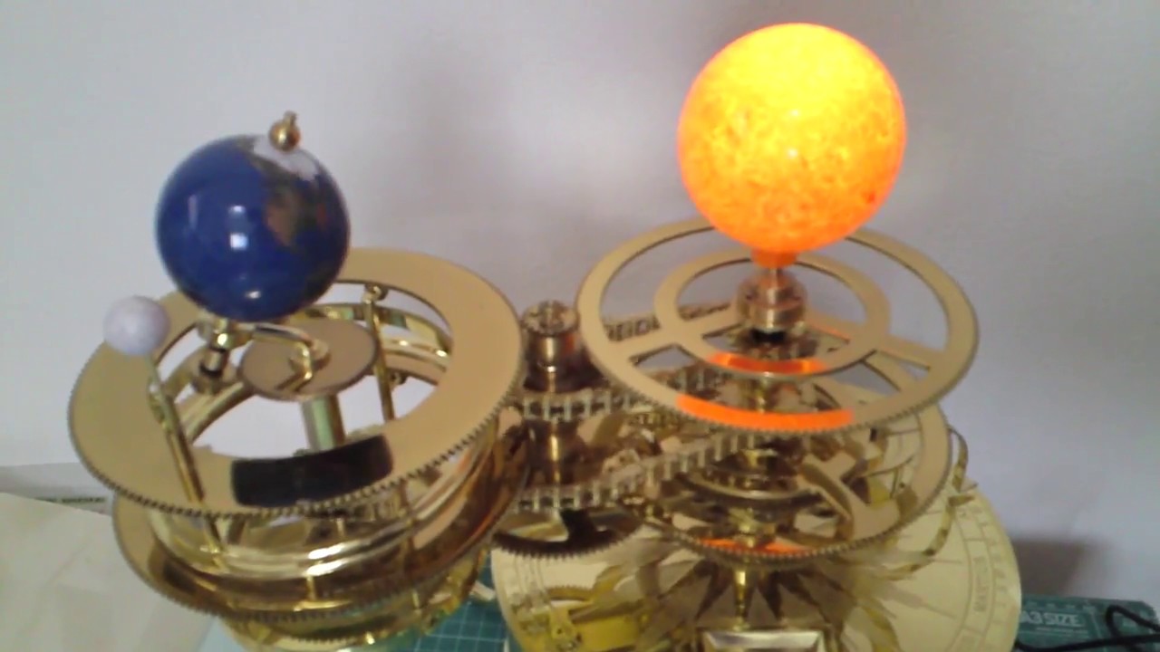 週刊「太陽系をつくる（三球儀）」(起動試験) Weekly publication 