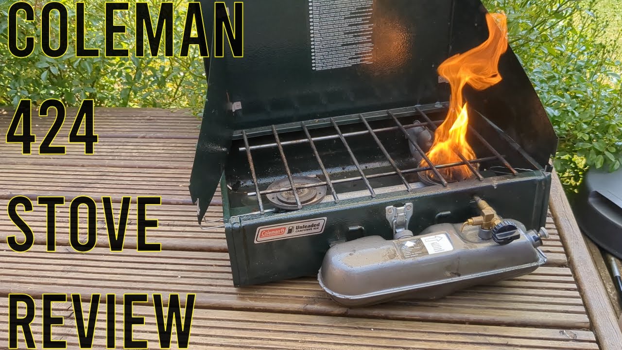 Coleman 424 dual burner stove review - YouTube