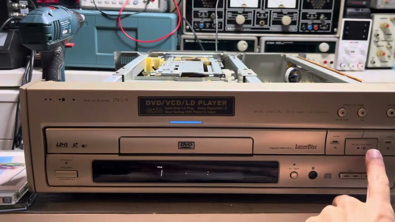 Just done servicing pioneer DVL-9 - YouTube