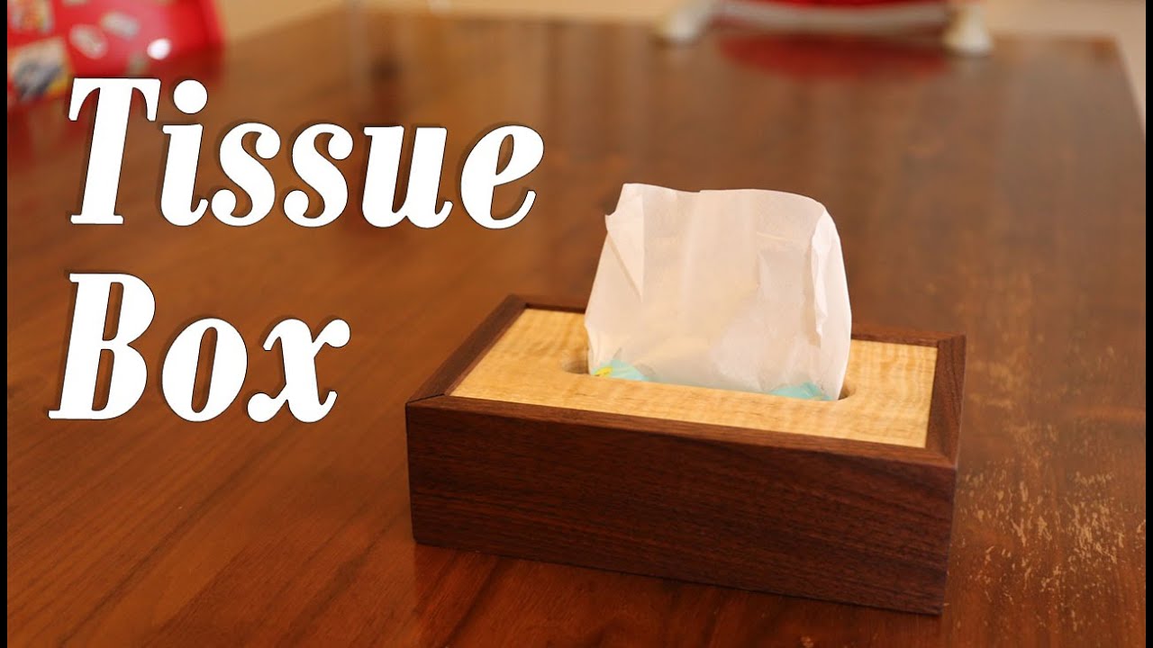 ティッシュボックスDIY 木の無垢材でオシャレに置きたい！Making a