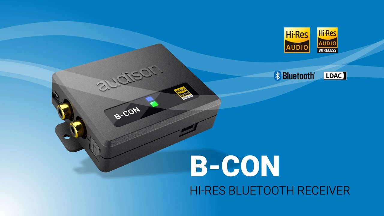 Audison B-CON Bluetooth 5.0® Hi-Res streaming device