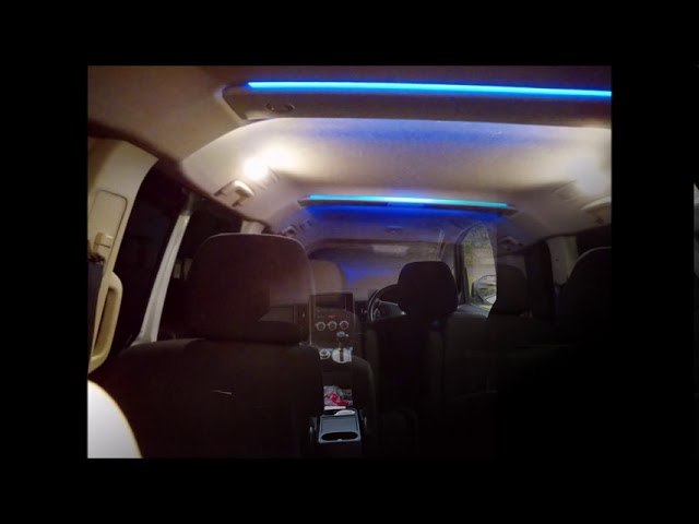 デリカD：5 ROARヘッドライニングガーニッシュ（LEDブルー間接照明