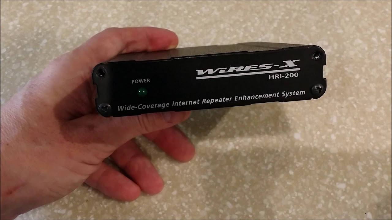 Yaesu Wires-X HRI-200 Firmware Upgrade - YouTube