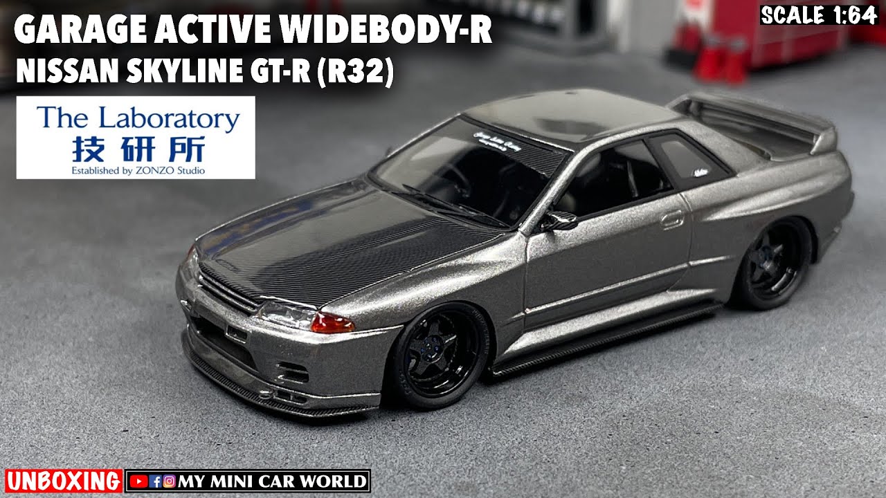 MY MINI CAR WORLD』UNBOXING THE LABORATORY 1/64 GARAGE ACTIVE