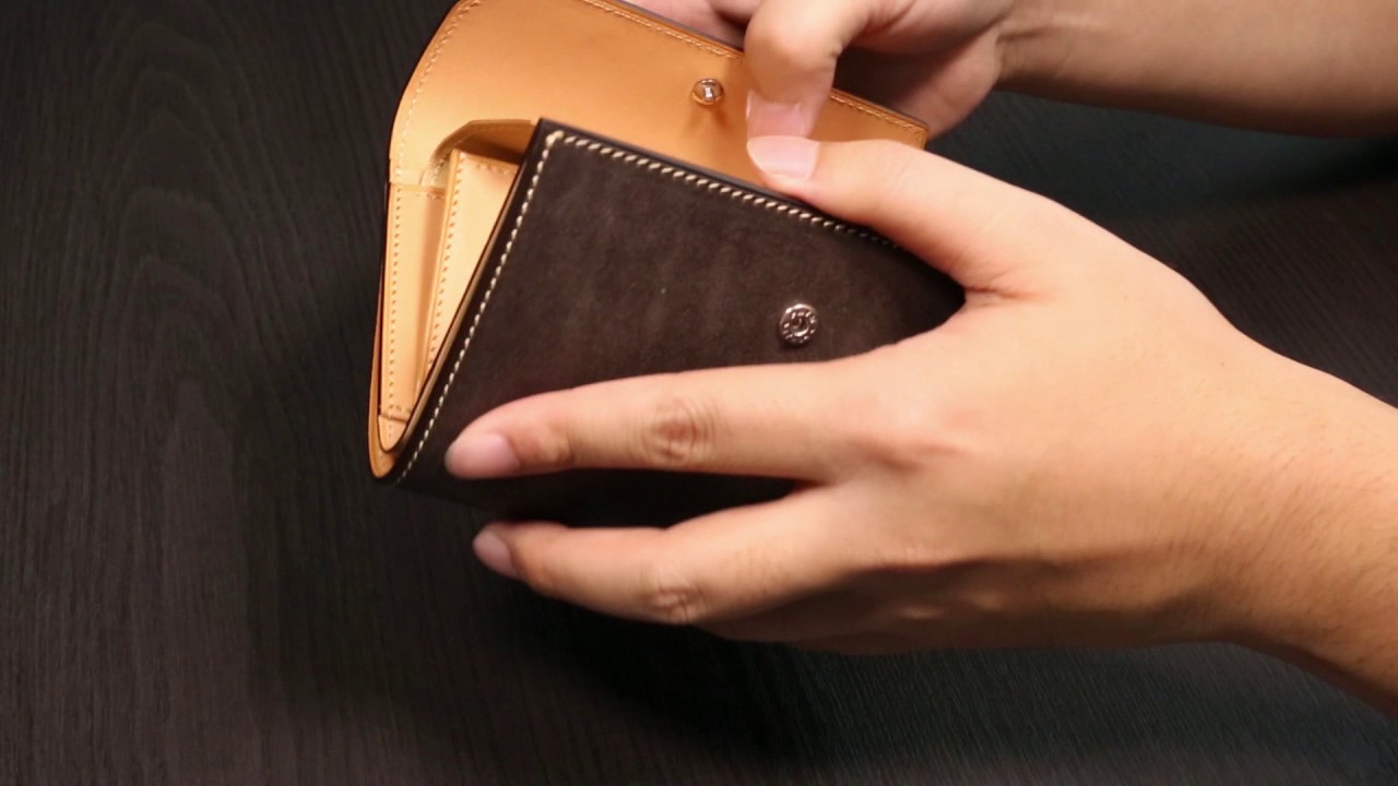 万双】ブライドル 三つ折り財布 - YouTube