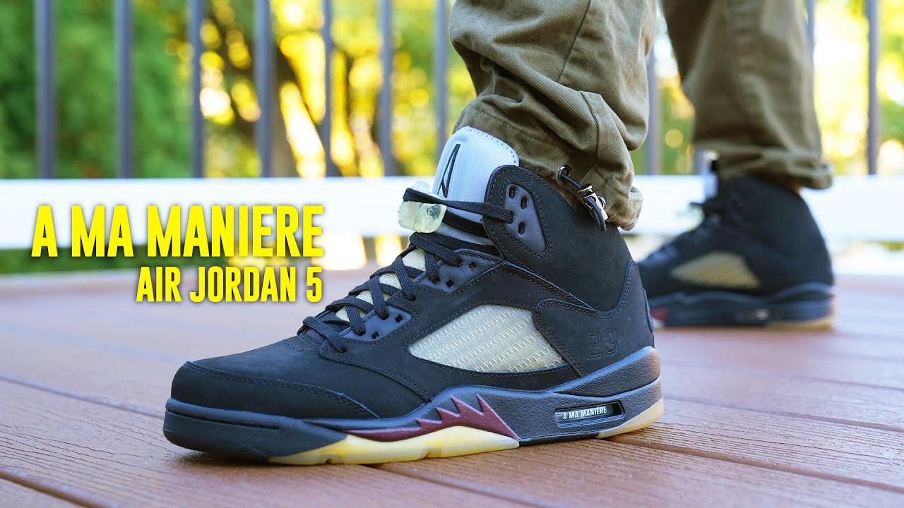 A MA MANIERE Air Jordan 5 DUSK Review & On Feet - YouTube
