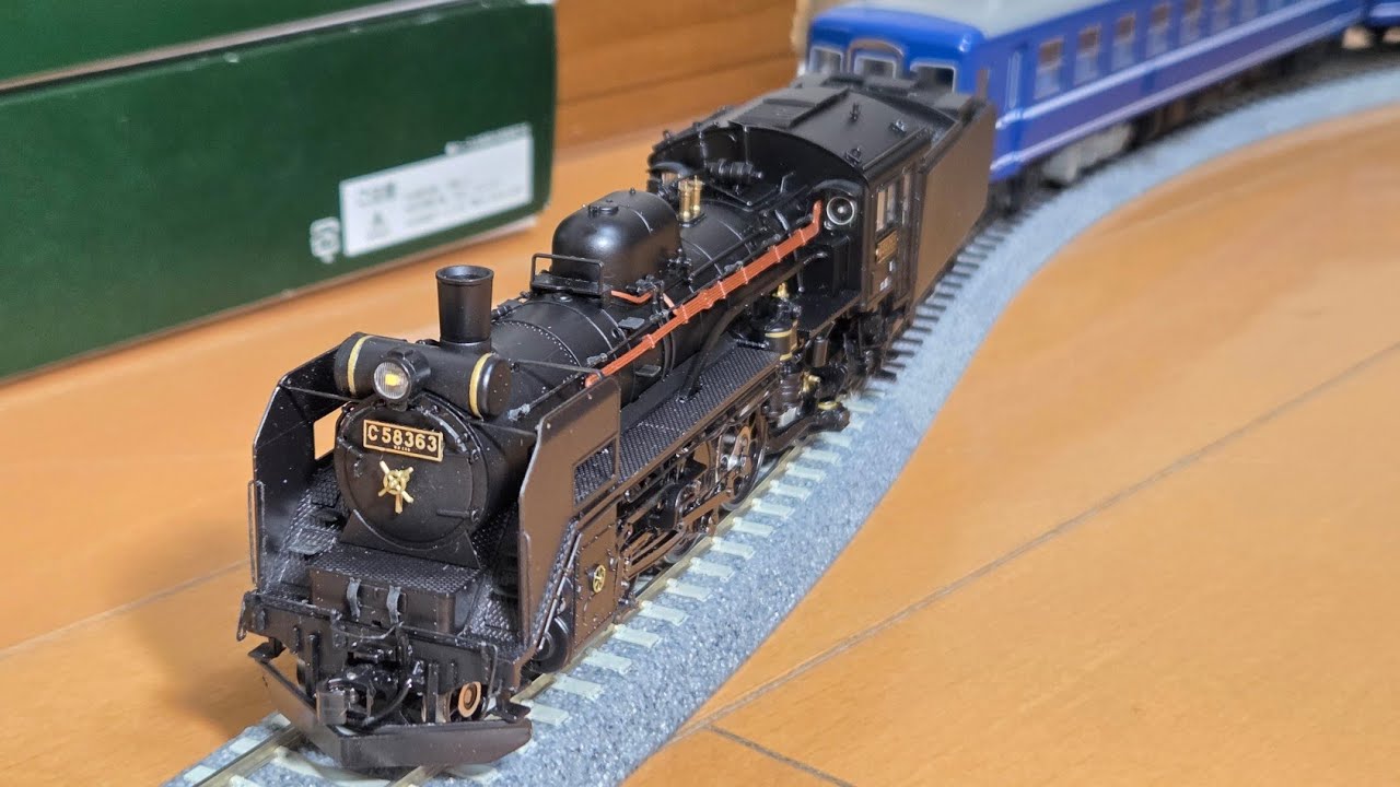 鉄道模型】16番(HO)/秩父鉄道SLパレオエクスプレスの運転が始まりまし