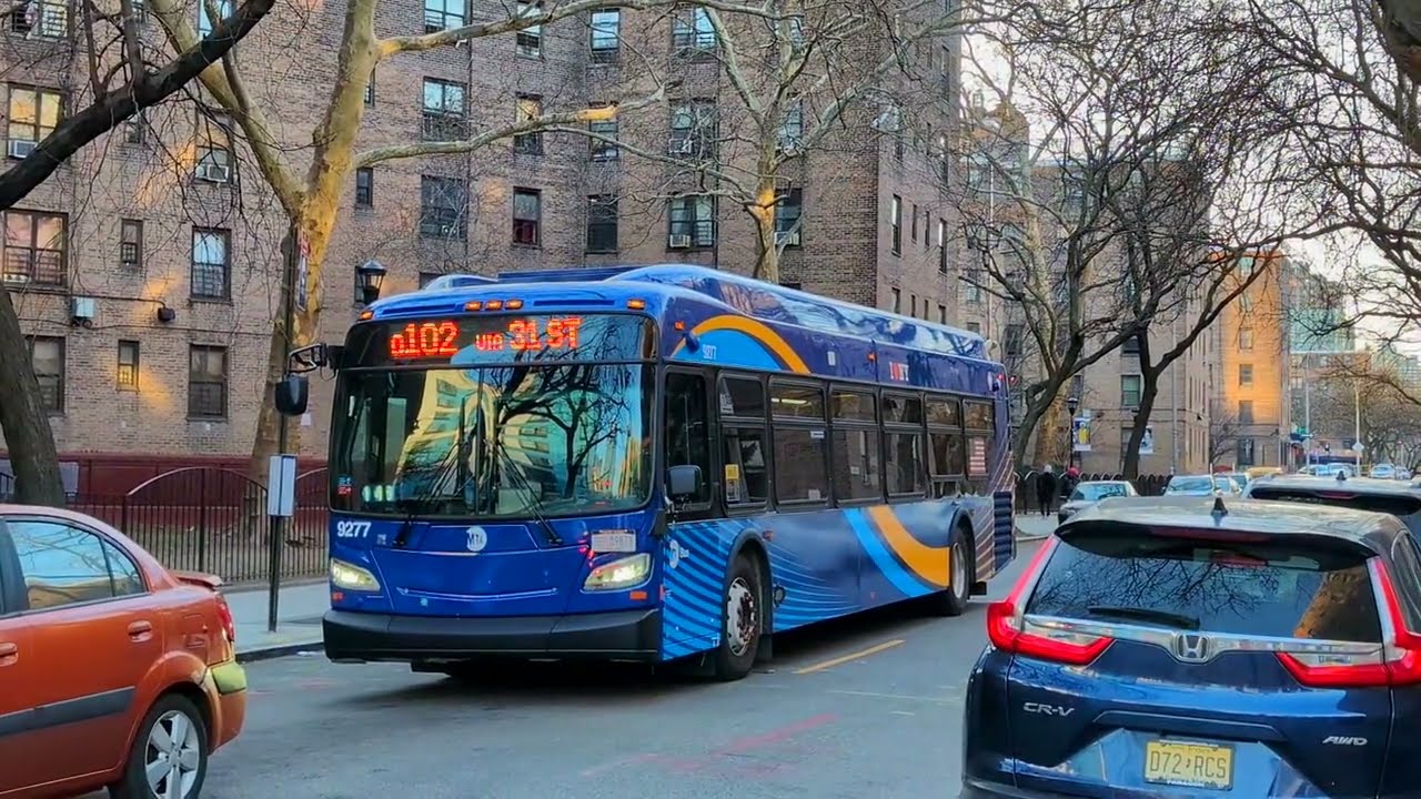 MTA Bus: 2023 New Flyer XD40 9277 on the Q102 at 41st Avenue