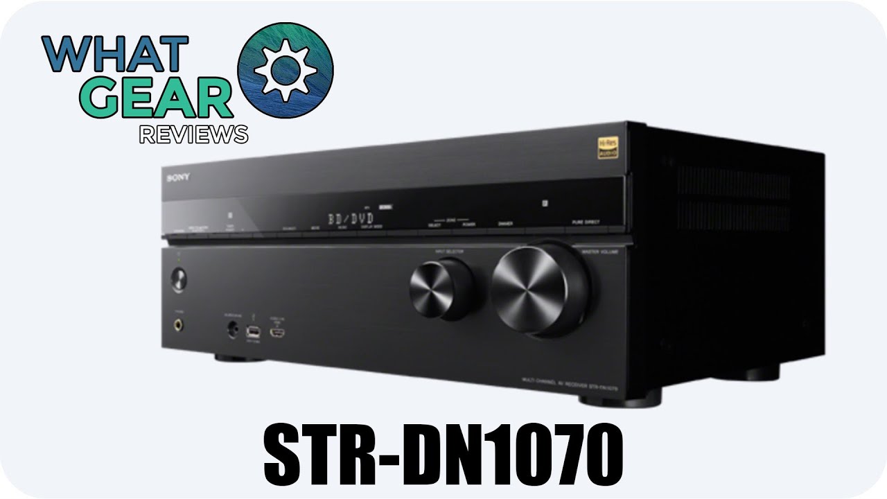 SONY STR-DN1070 - 7.1 Channel Amplifier Review - YouTube