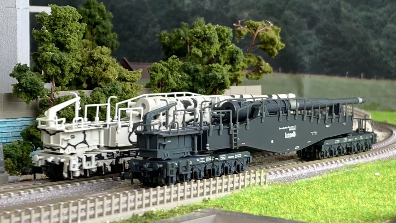クルップK5 列車砲 軍用車両 レオポルド Hobbytrain H23603/H23604