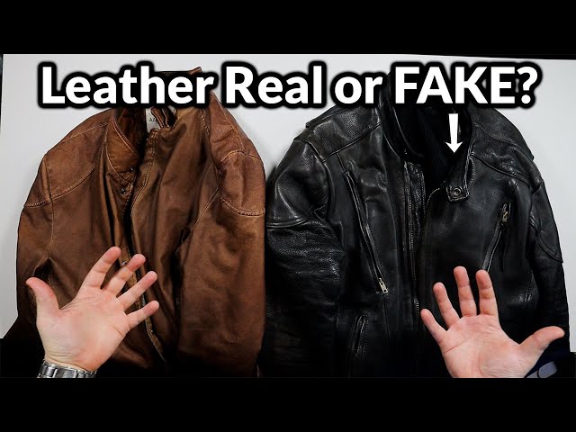 DON'T Buy Fake Leather! How to Spot Real vs. FAKE Leather Jackets
