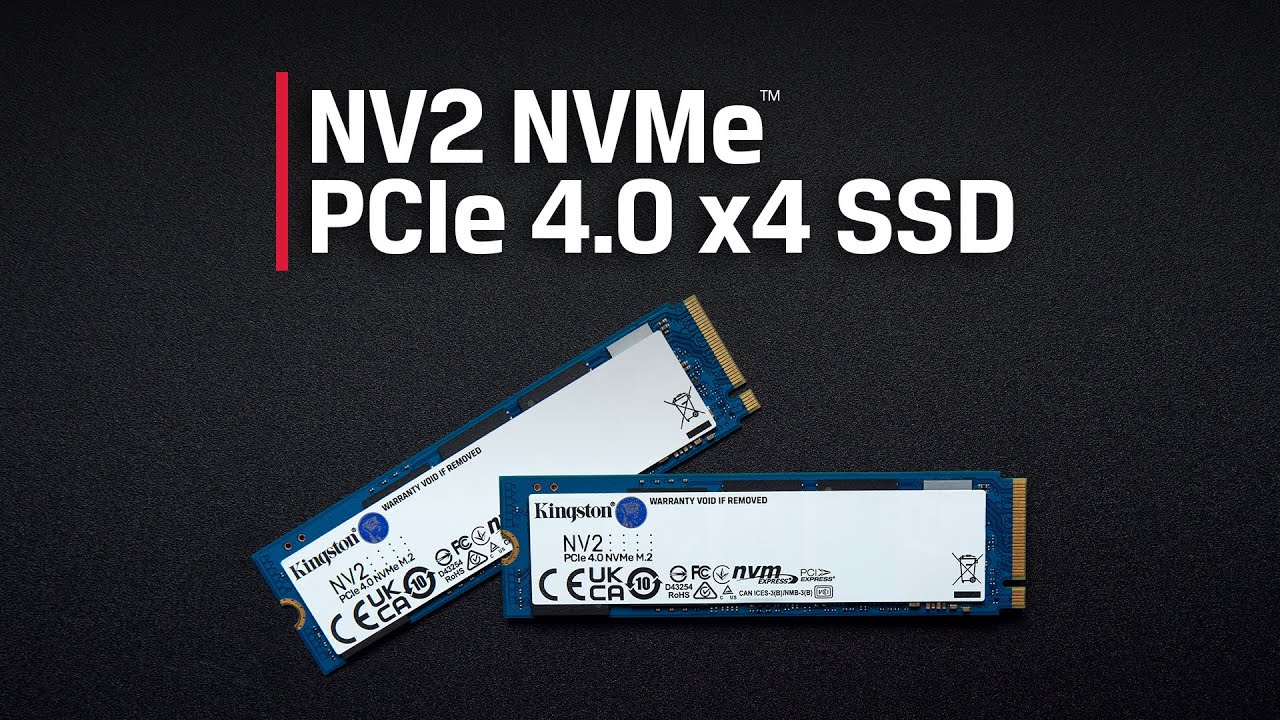 Kingston NV2 2TB M.2 2280 NVMe PCIe Internal SSD Up to 3500 MB/s