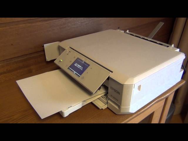 EP-805A 背面の「1枚手差し」印刷 - YouTube