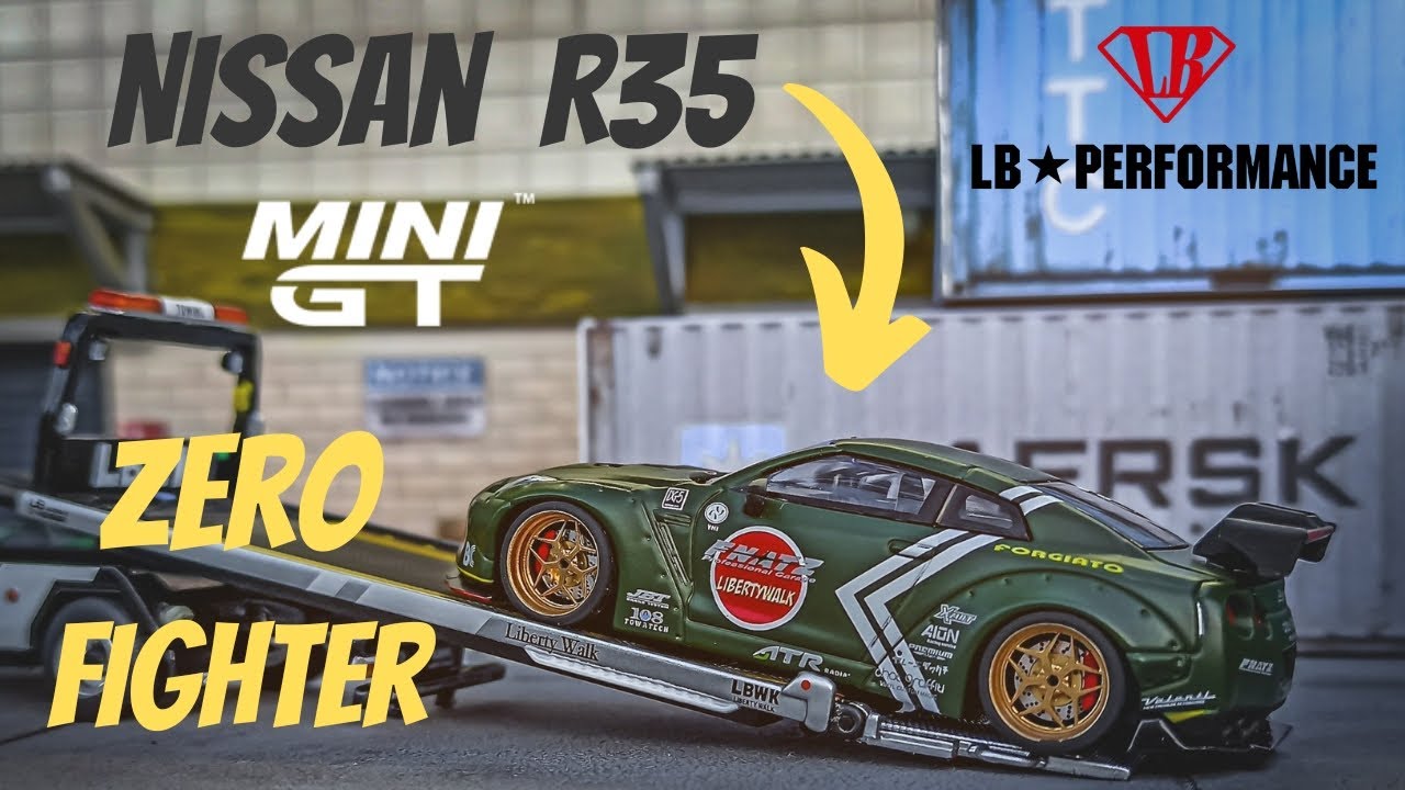 MINI GT Zero Fighter LB Works Nissan R35 [ GT Wing] - YouTube