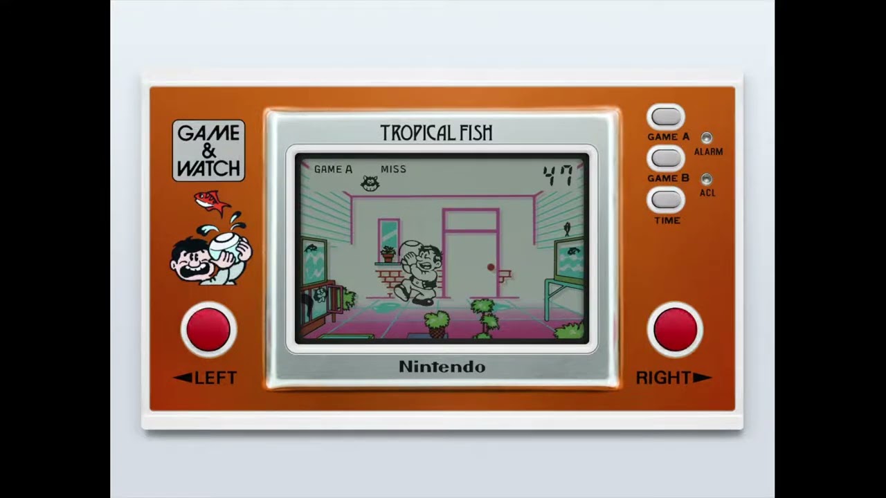 Game & Watch: Tropical Fish [Handheld Longplay] (1985) Nintendo