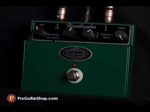 Rothwell Heartbreaker Overdrive Boost Pedal - YouTube