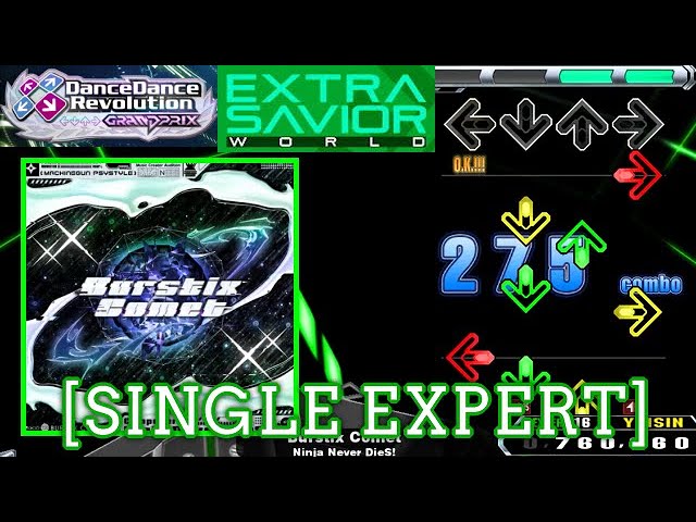 DDR WORLD】 Burstix Comet / Ninja Never DieS! [SINGLE EXPERT] 譜面