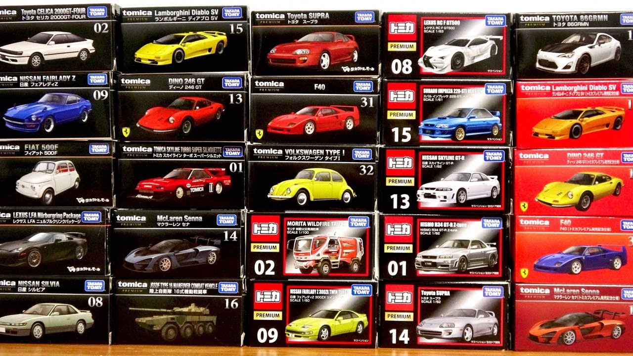 2019年新旧 トミカプレミアム 全25種＋α フェラーリF40