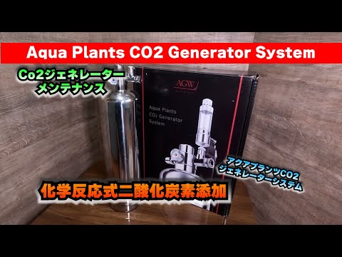 CO2ジェネレータメンテナンス【アクアプランツCO2ジェネレーター