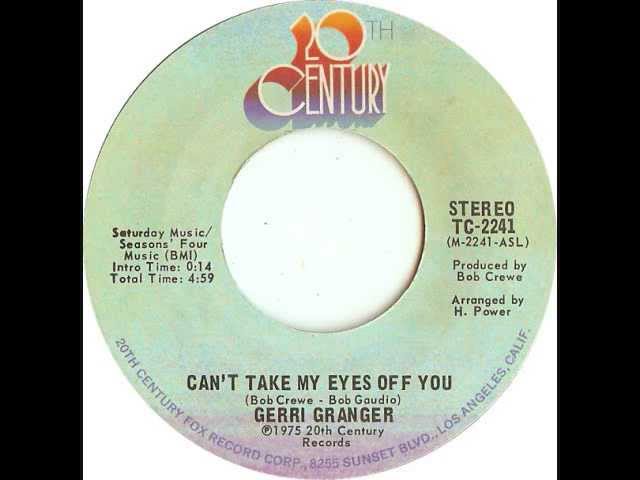 Gerri Granger - Can't Take My Eyes Of You (1975) - YouTube