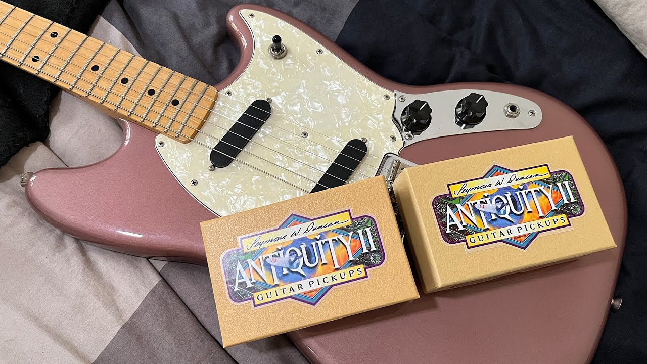 Seymour Duncan Antiquity II Myth Mustang vs Fender Player Mustang