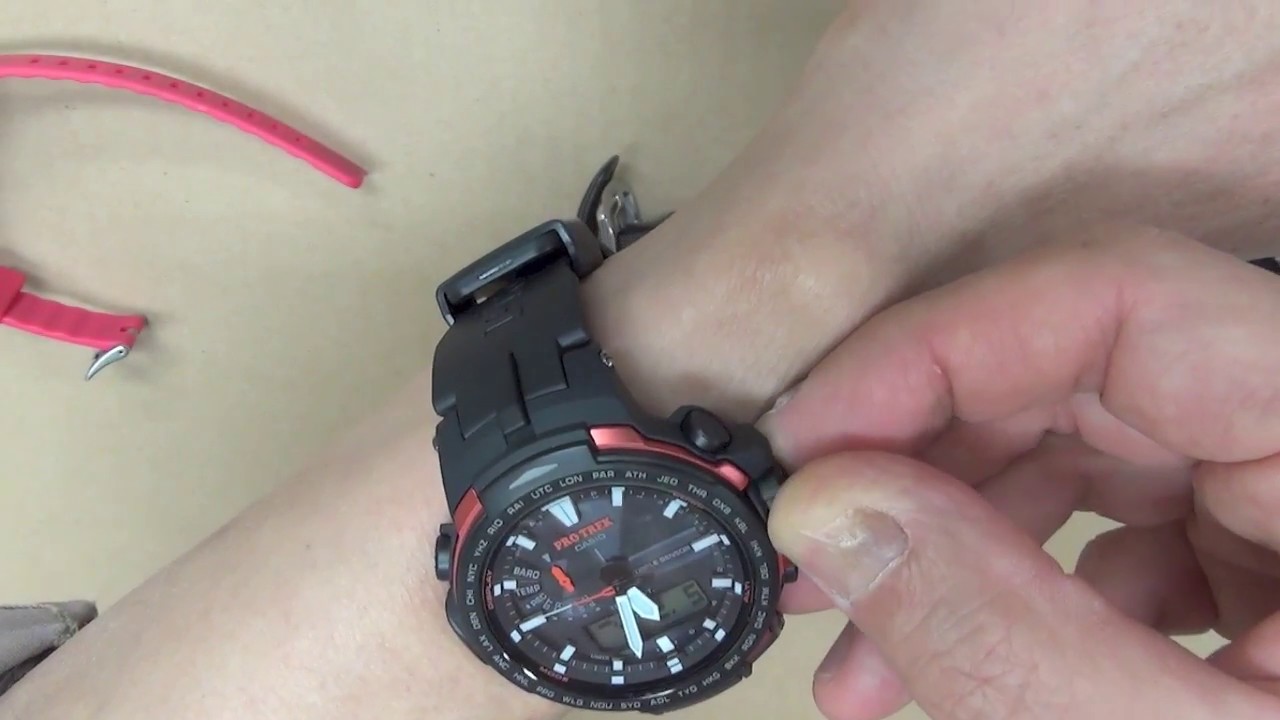 CASIO PRO TREK PRW-6100 - YouTube