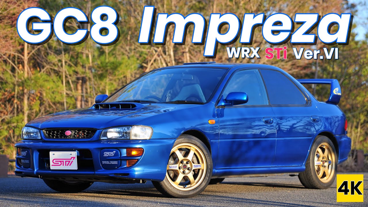 GC8 4K ASMR］初代インプレッサWRX STi Ver.6 EJ20ボクサーサウンド