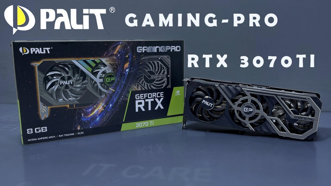 PALIT Gaming pro Rtx 3070ti 8Gb unbox install and test - YouTube