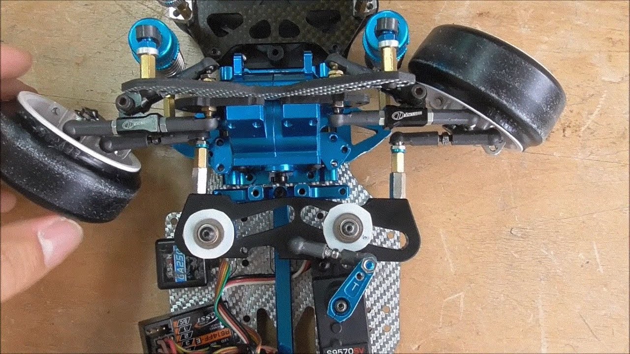 OTA-Zeon Mark IV を まずはシャーシに穴開け 加工なしで リアﾓｰﾀｰ の